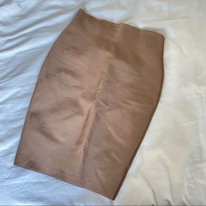 WOW Couture brown bandage skirt